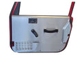 Jeep Wrangler TJ/LJ Interior Door Panels w/ Pocket (Full Door) - Flat Aluminum