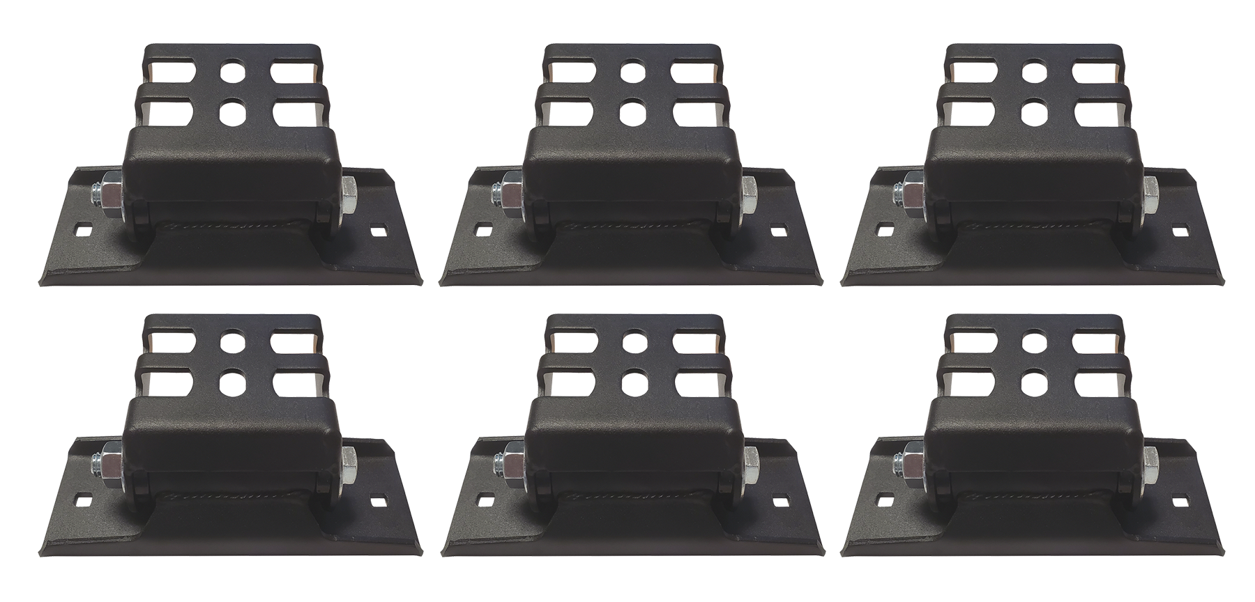 Universal 2" Platform Rack Mount Kit (Set of 6)