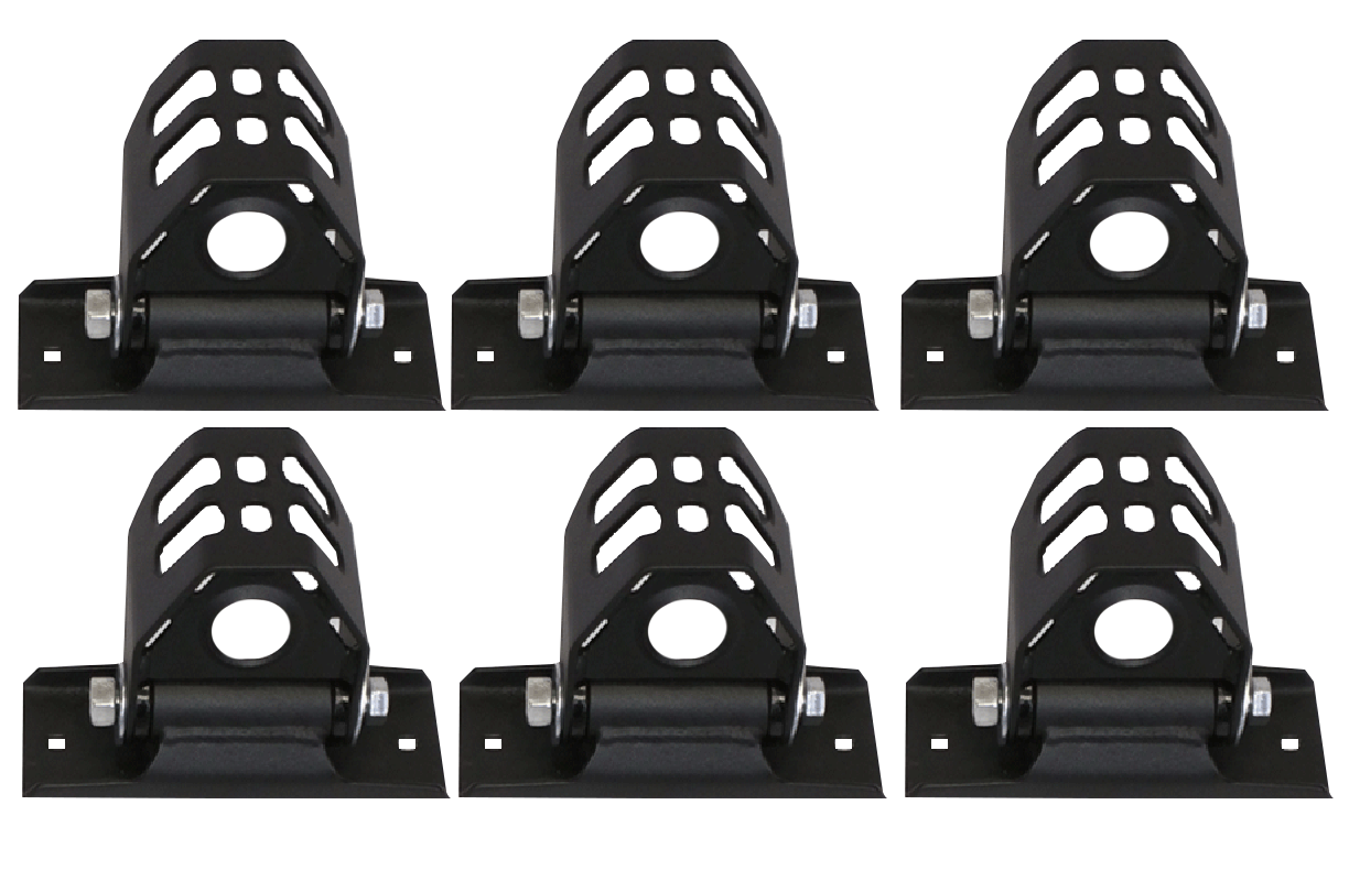 Universal 4'' Platform Rack Mount Kit (Set of 6)
