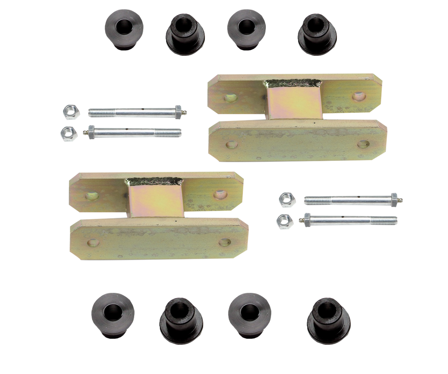 Heavy Duty Greasable Leaf Spring Shackle Kit (1-1/2" Lift)