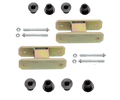 Heavy Duty Greasable Leaf Spring Shackle Kit (2" Lift)