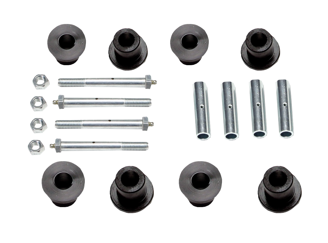 Jeep CJ5 Greaseable Bolt kit for Warrior Leaf Spring Shackles - Front or Rear