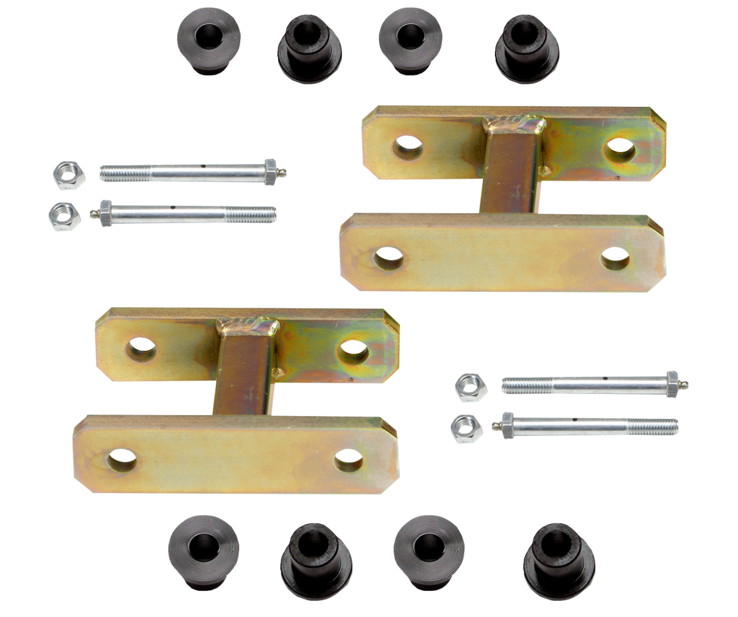 Heavy Duty Greasable Leaf Spring Shackle Kit (1/2" Lift)