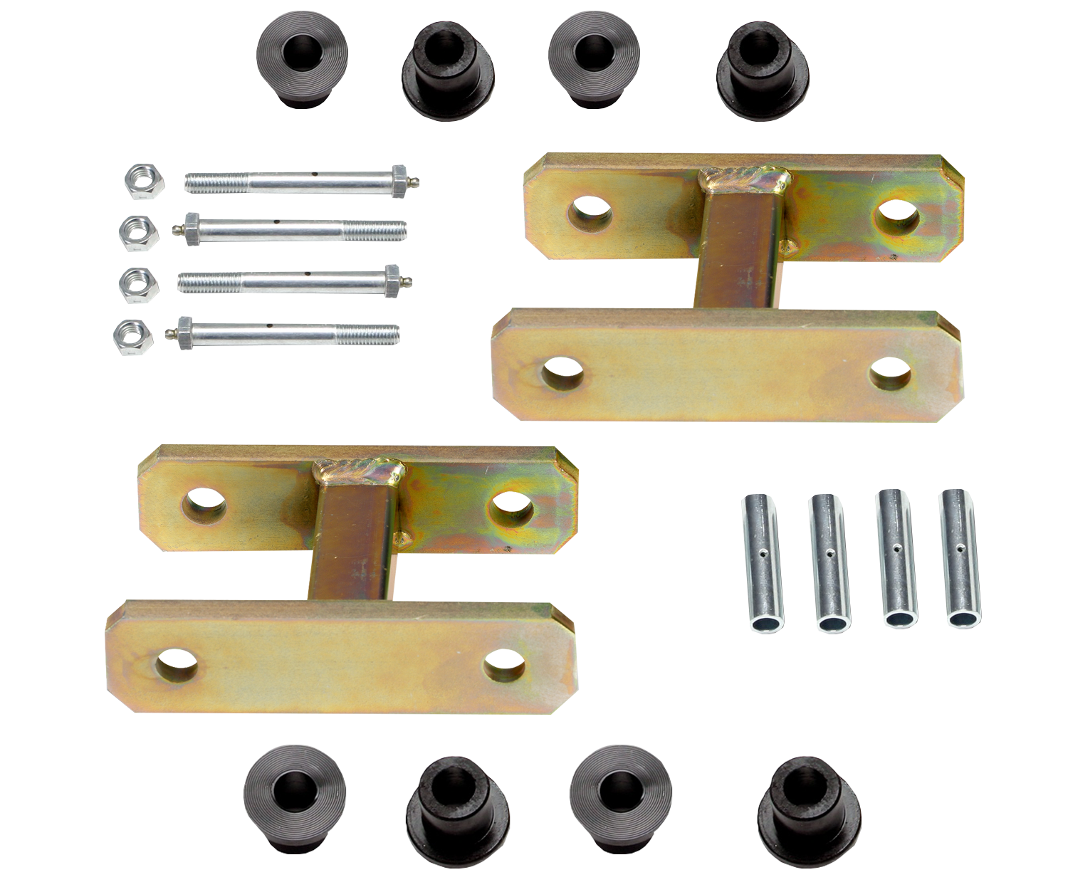 Heavy Duty Greasable Leaf Spring Shackle Kit (1/2" Lift)