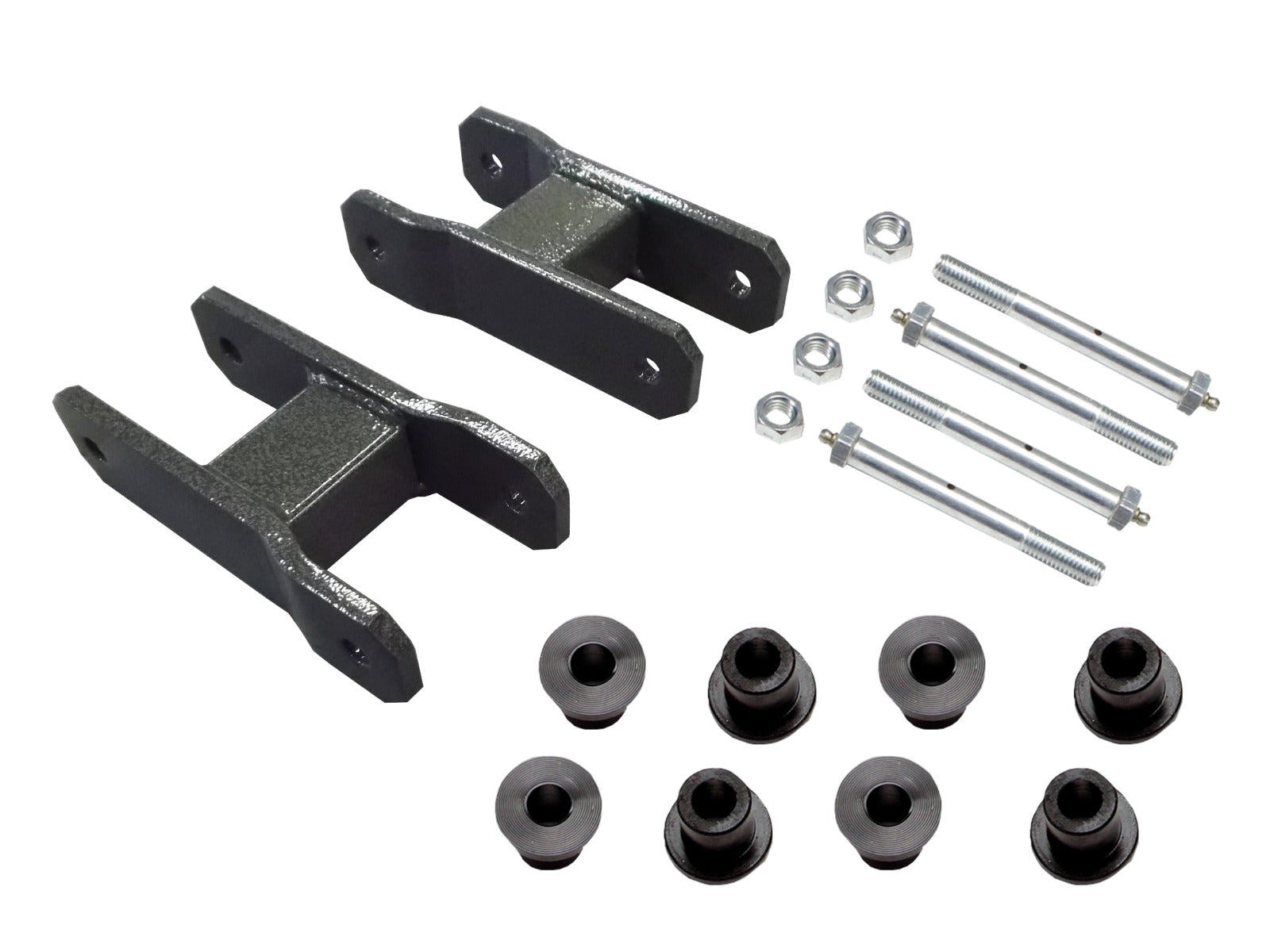 Heavy Duty Greaseable Leaf Spring Shackle Kit (1-1/2" Lift)
