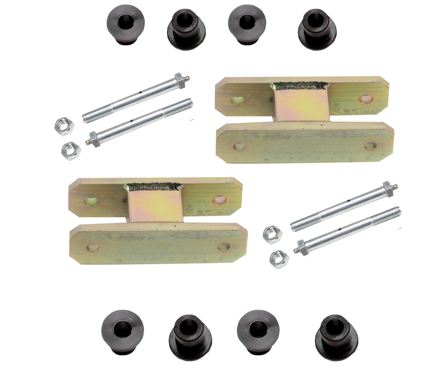 Heavy Duty Greaseable Leaf Spring Shackle Kit (1-1/2" Lift)