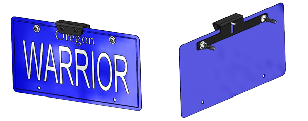 Universal License Plate Bracket