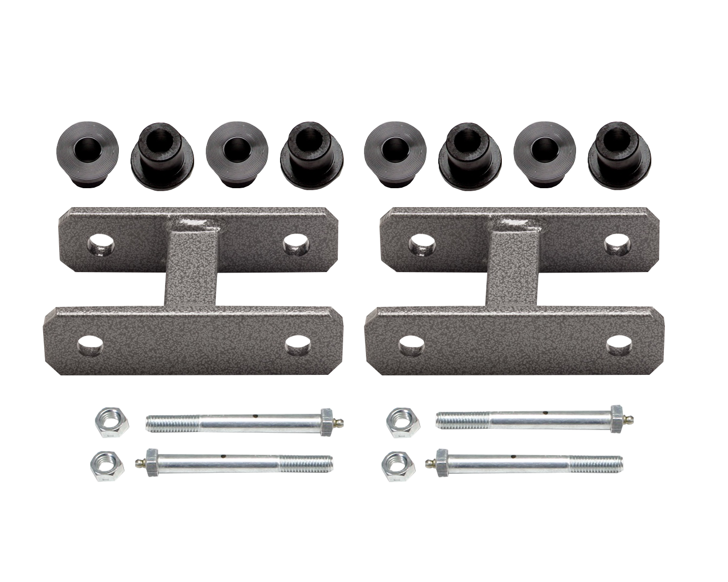Heavy Duty Greaseable Leaf Spring Shackle Kit (1" Lift)