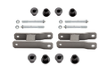 Heavy Duty Greasable Leaf Spring Shackle Kit (2" Lift)