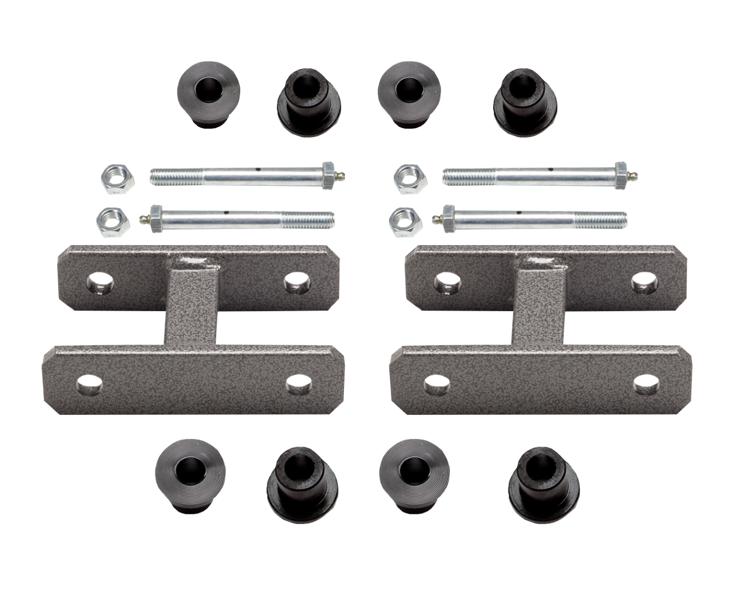 Heavy Duty Greasable Leaf Spring Shackle Kit (2" Lift)