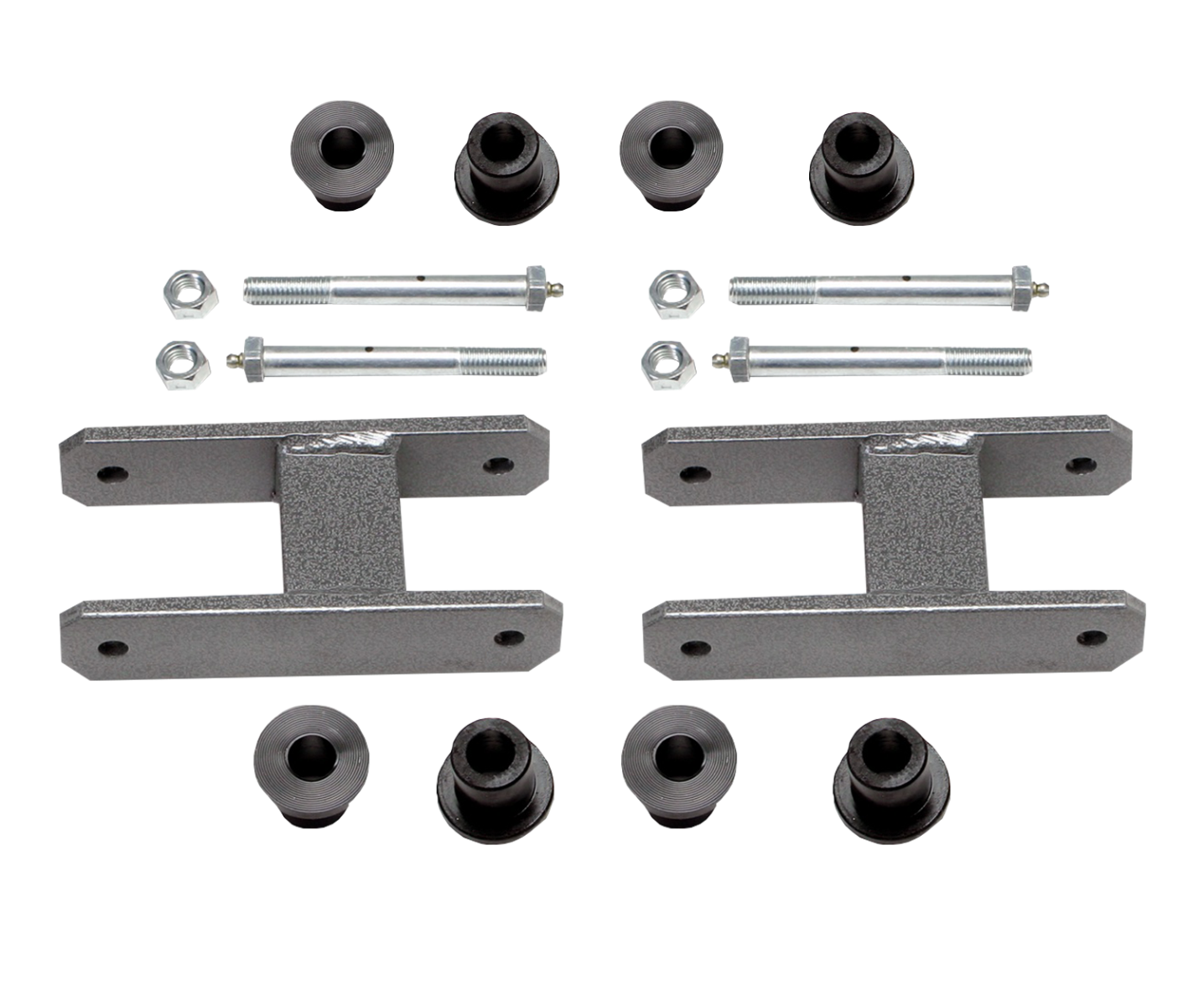 Heavy Duty Greasable Leaf Spring Shackle Kit (1-1/2" Lift)