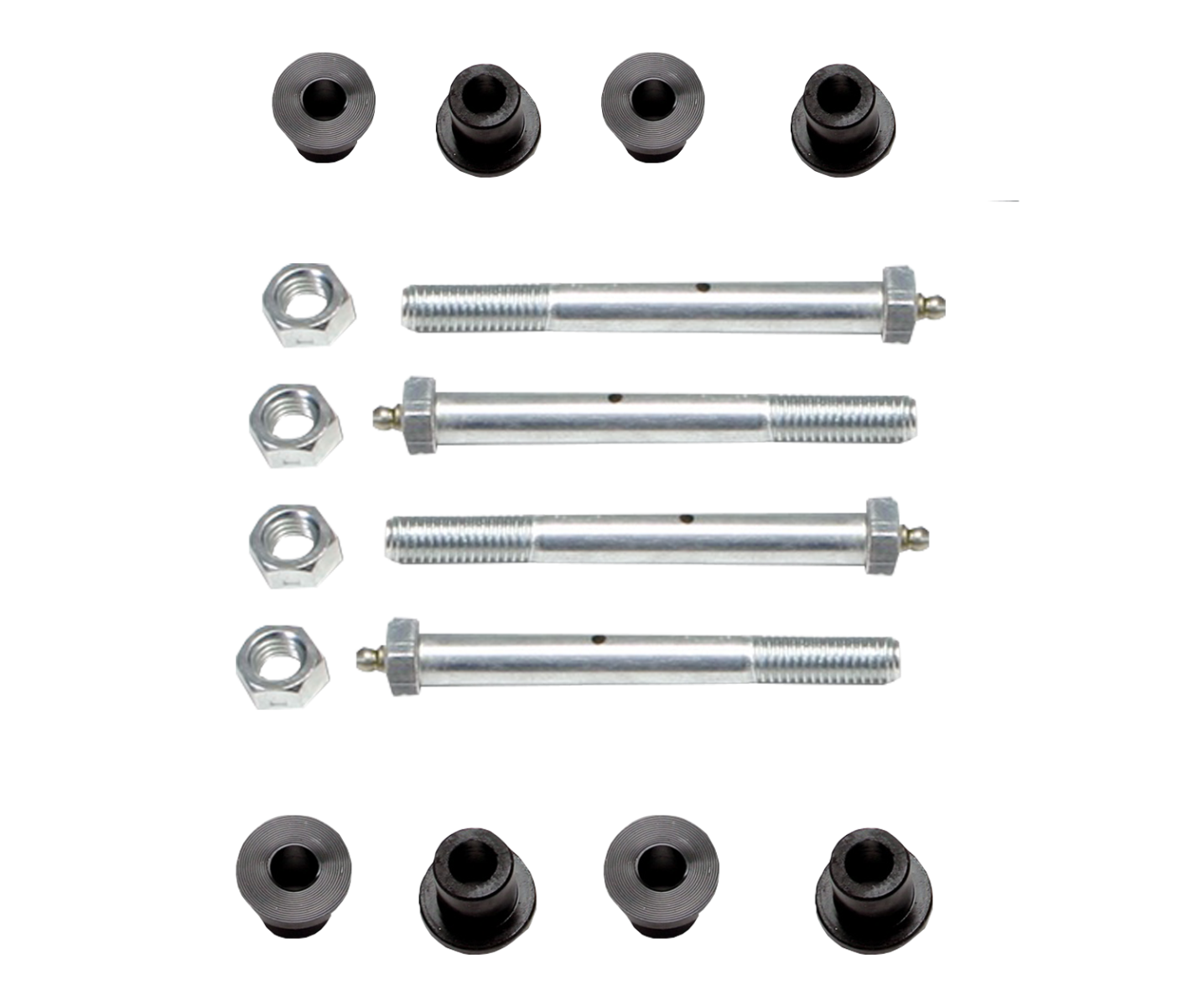 Suzuki Samurai Greaseable Bolt kit for Warrior Leaf Spring Shackles - Front or Rear