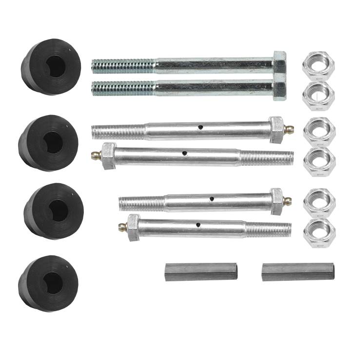 Jeep CJ5 Greaseable Bolt & Bushing Kit for Warrior Shackle Reverse System