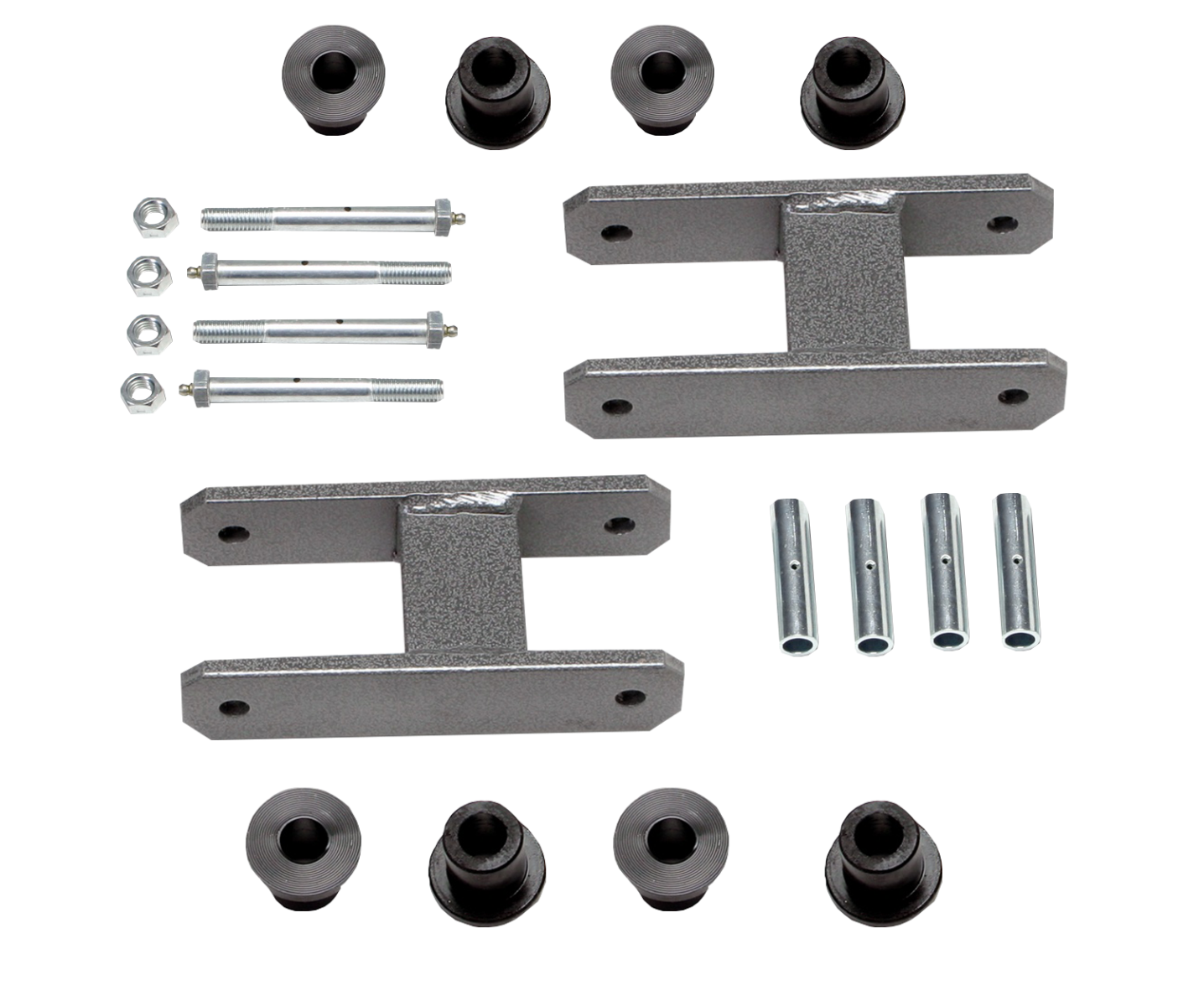 Heavy Duty Greaseable Leaf Spring Shackle Kit (1" Lift)