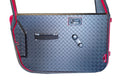 Jeep Wrangler TJ/LJ Interior Door Panels (Full Door) - Black Powder Diamond Tread Aluminum