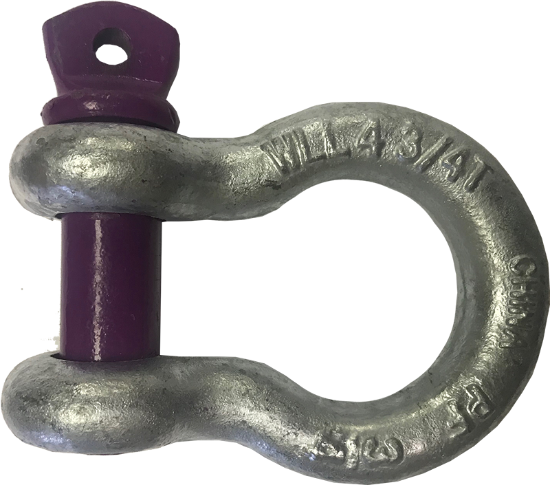 7/8" Cast D-Ring Clevis Shackle