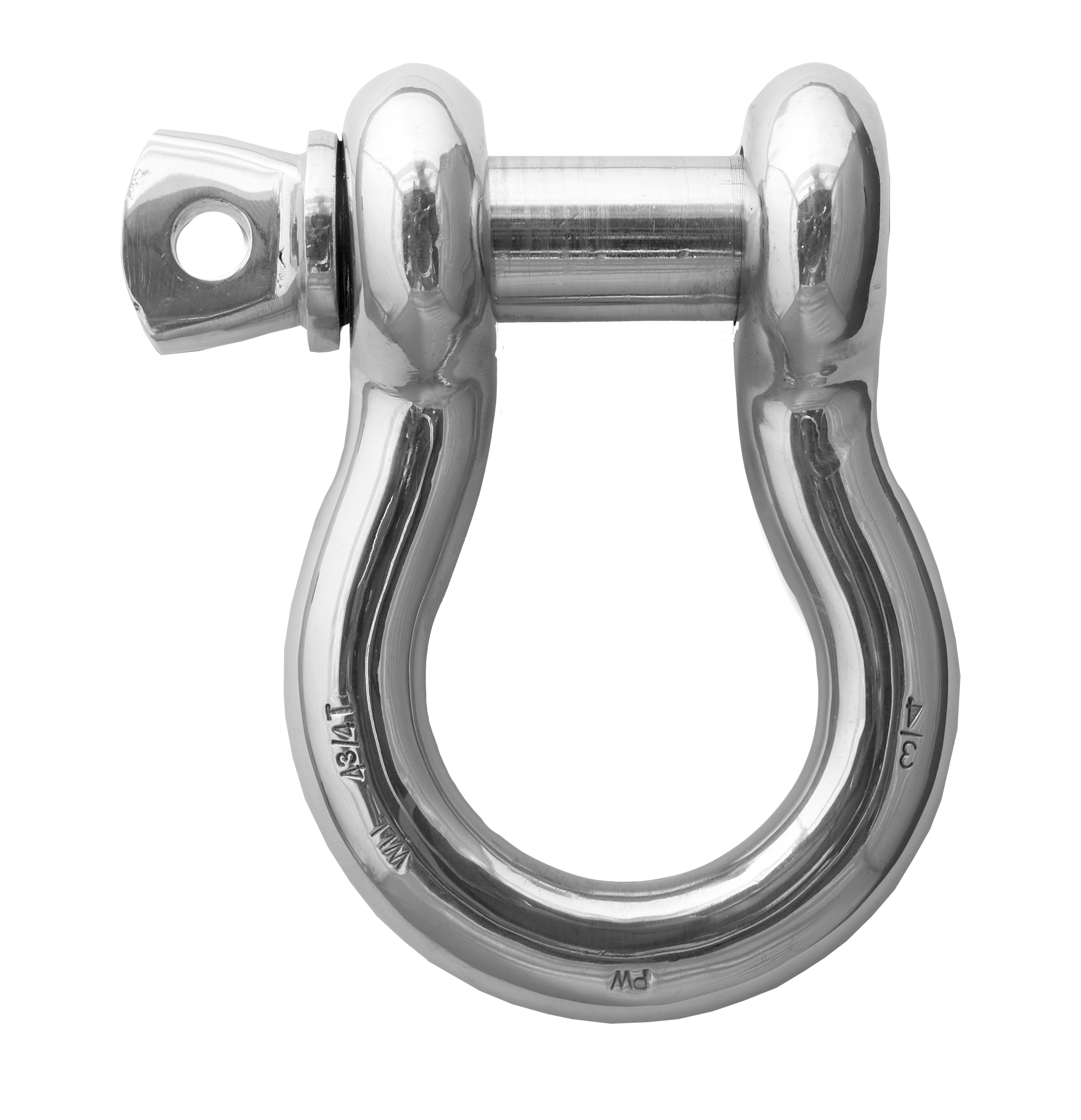 7/8" Stainless Steel D-Ring Clevis Shackle
