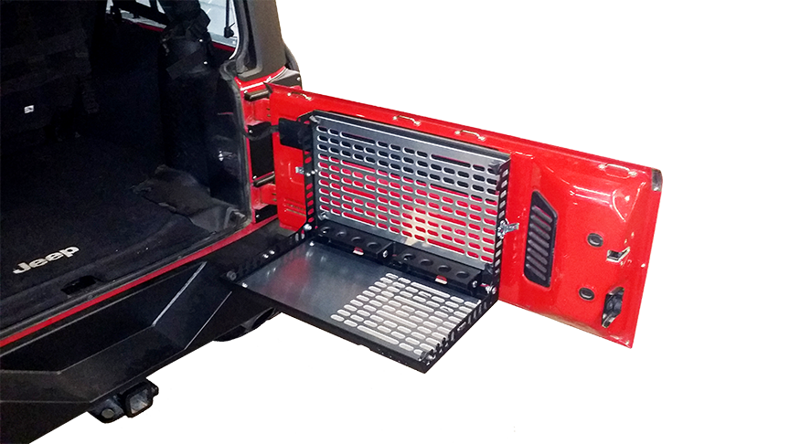 Tailgate Table Storage System