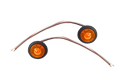 Universal 1" Amber Sidemarker LED