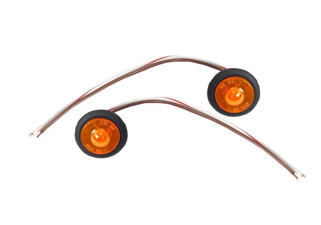 Universal 1" Amber Sidemarker LED