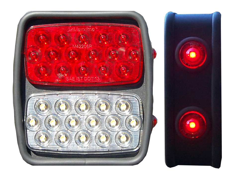 Jeep CJ/YJ/TJ/LJ Steel LED Tail Light Kit