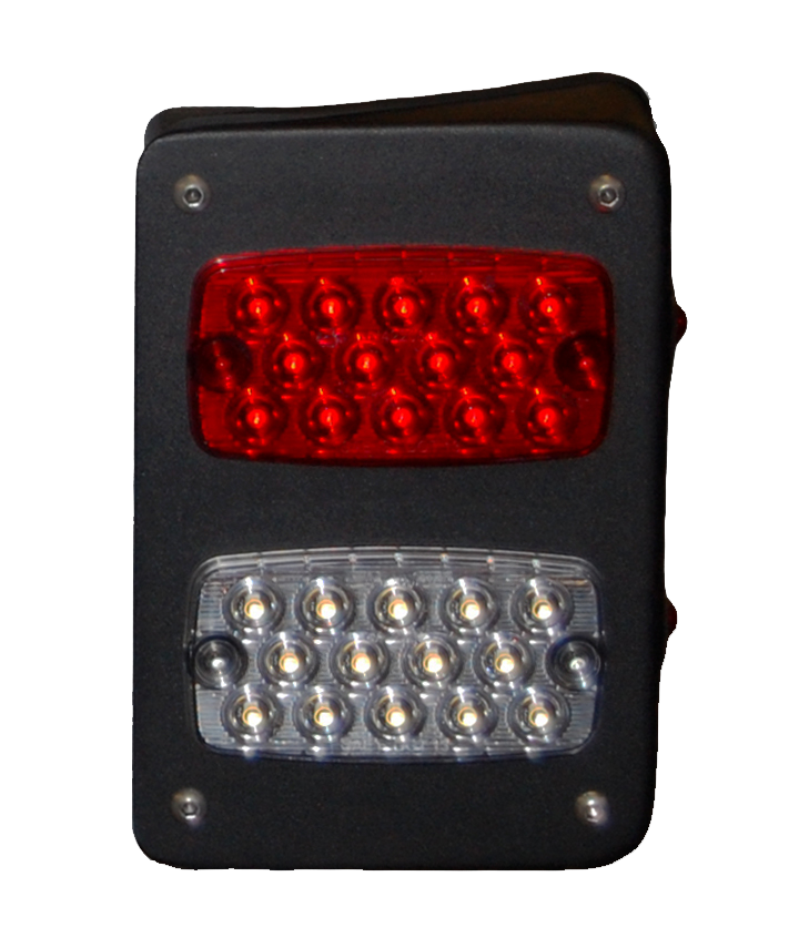 Jeep JK/JKU Steel LED Tail Lights (Rect.)