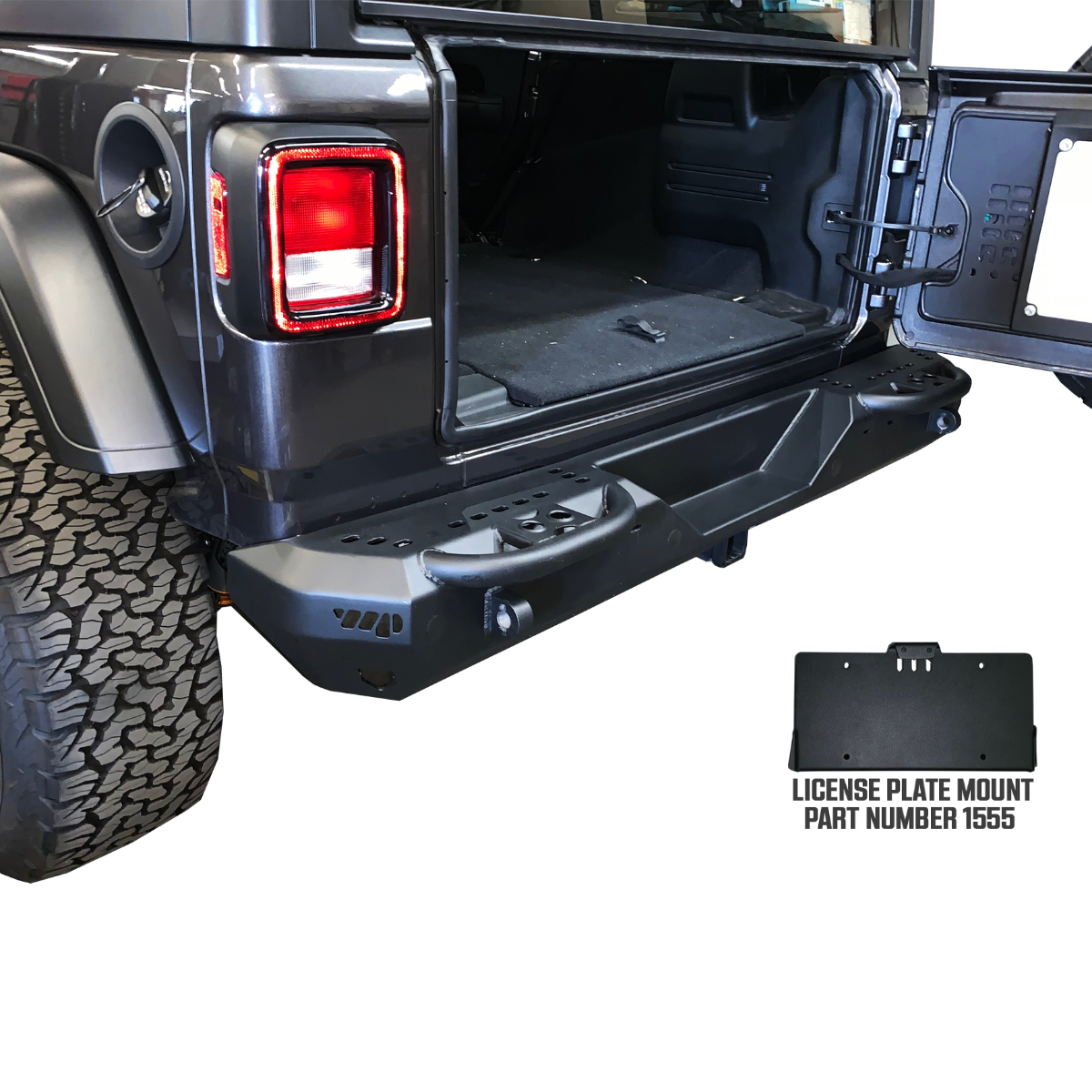 Jeep JL / JLU MOD Series Rear Bumper with Steps