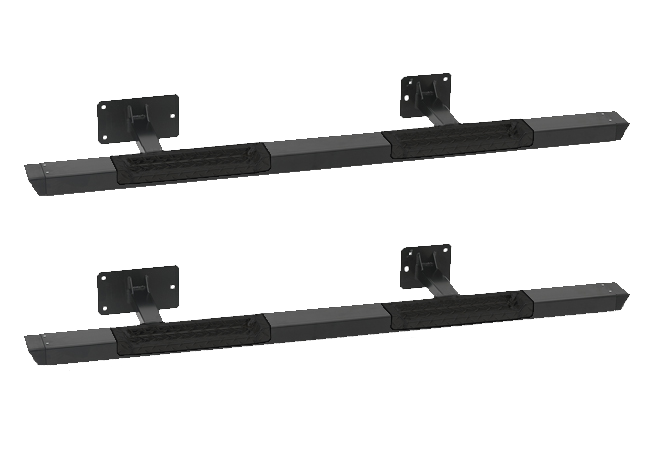 Toyota FJ Cruiser Rock Bars w/ Black Diamond Tread Step