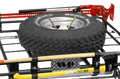 Toyota FJ Cruiser Tire Mount for Drop-In Cargo Basket