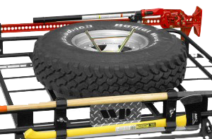 Toyota FJ Cruiser Tire Mount for Drop-In Cargo Basket