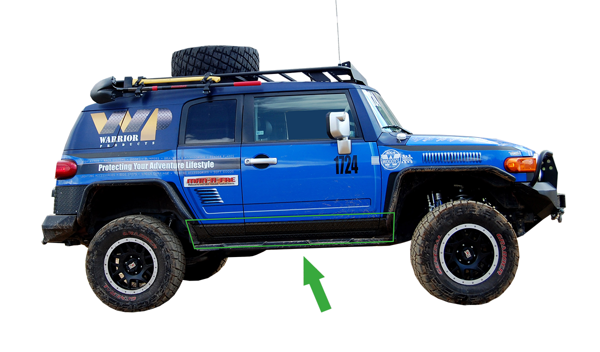 Toyota FJ Cruiser Sideplates