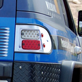 Toyota FJ Cruiser Steel LED Tail Lights- Uncoated