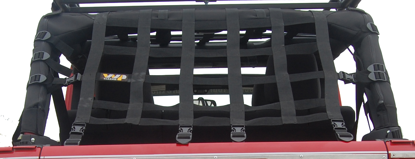 Jeep TJ Rear Cage Netting