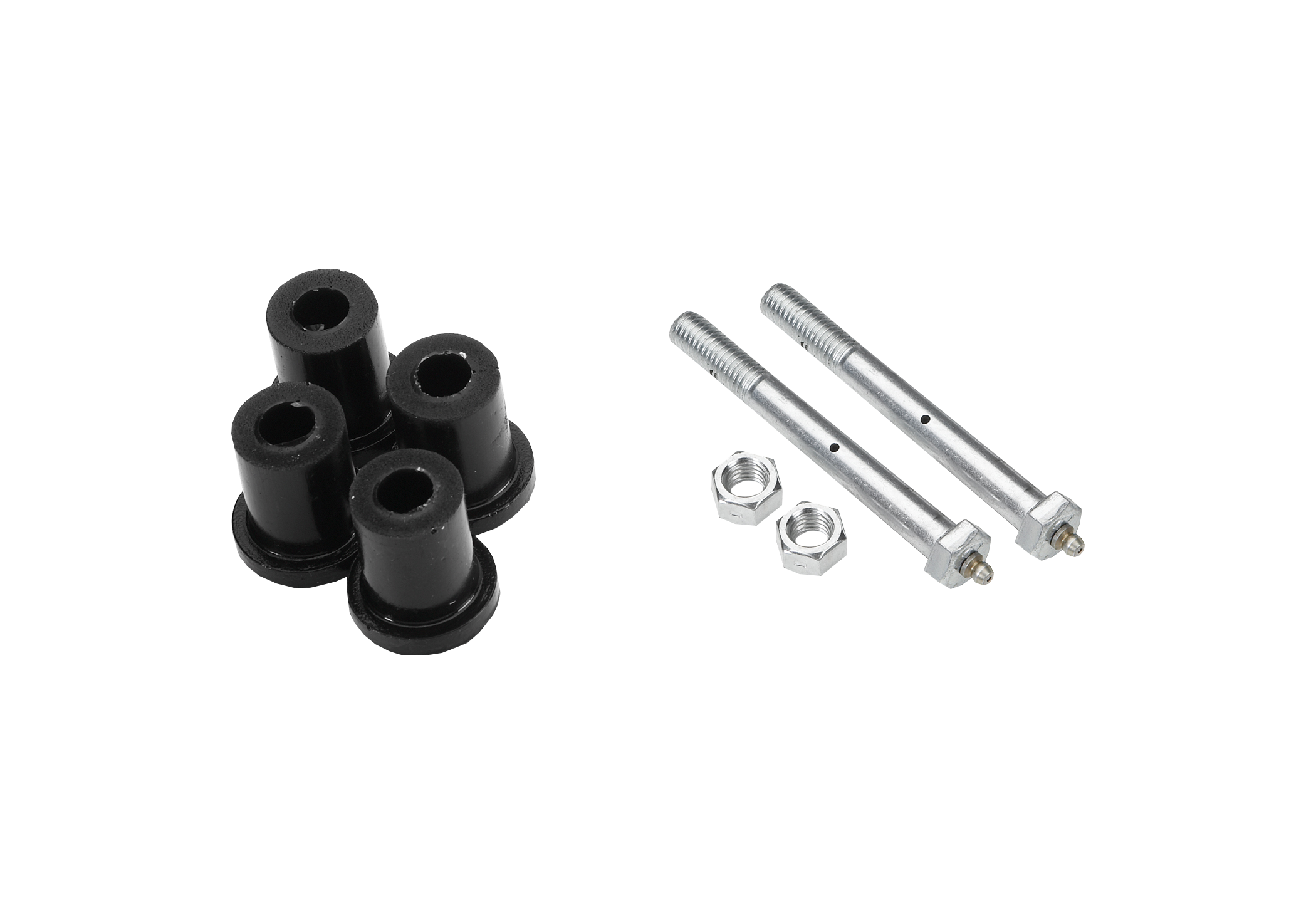Jeep CJ7 Bushing & Greaseable Bolt Kit for Warrior Shackle Frame Mount Kits