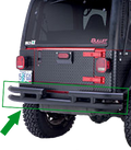 Jeep TJ/LJ Double Tube Rear Bumper