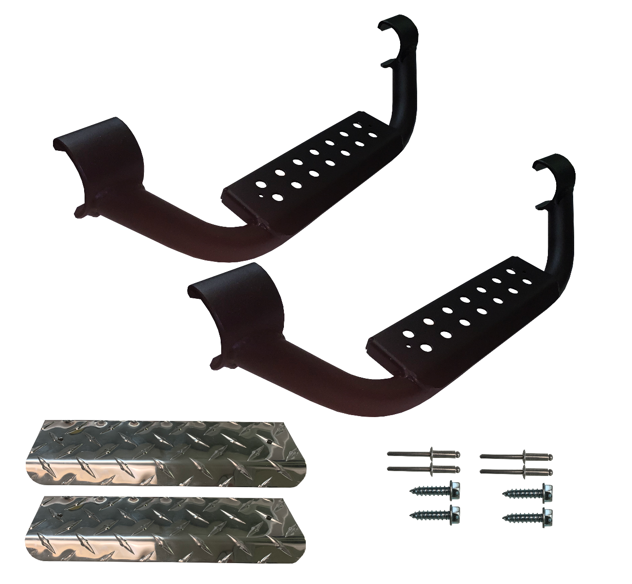 3" DROP STEP FOR 2" NERF BAR TUBE (PAIR)