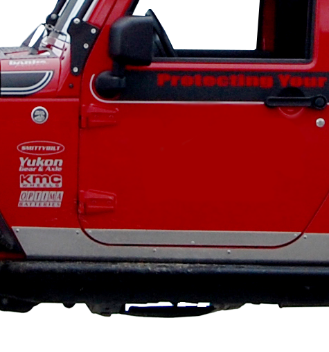 Jeep JK HD Aluminum Sideplates