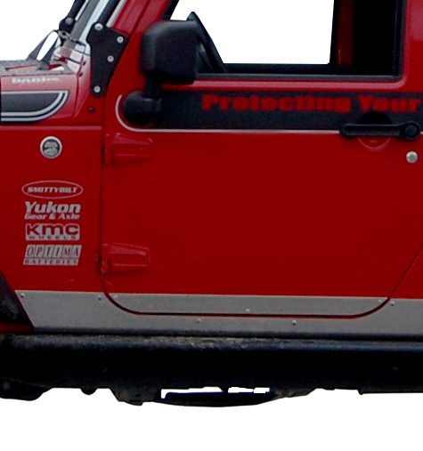 Jeep JK HD Aluminum Rubicon Sideplates