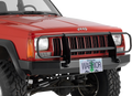 Jeep XJ Front Rock Crawler Bumper w/ Brushguard & D-Ring Mounts(Gen.1)