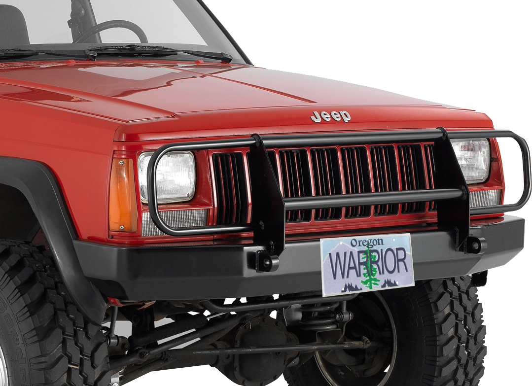 Jeep XJ Front Rock Crawler Bumper w/ Brushguard & D-Ring Mounts(Gen.1)
