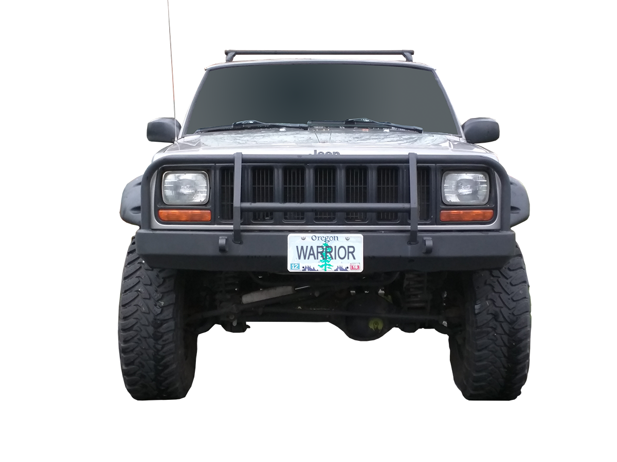 Jeep XJ Contour Front Bumper w/ Brushguard & D-Ring Mounts (Gen.2)