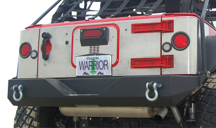 Jeep JK/JKU HD Aluminum Tailgate Cover (Inner)