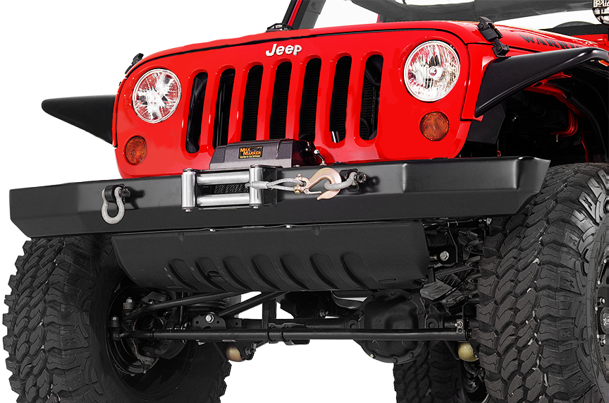 Jeep JK/JKU Rock Crawler Front Winch Bumper with D-Ring Mounts