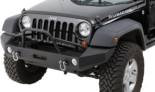 Jeep JK/JKU Full Width Front Winch Bumper w/ Pre-Runner Brushguard