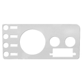 Jeep CJ5/CJ7/CJ8 Dash Panel Overlay w/ Radio Cutout