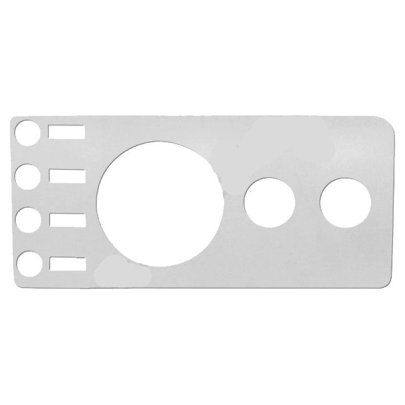 Jeep CJ5/CJ7/CJ8 Dash Panel Overlay w/o Radio Cutout