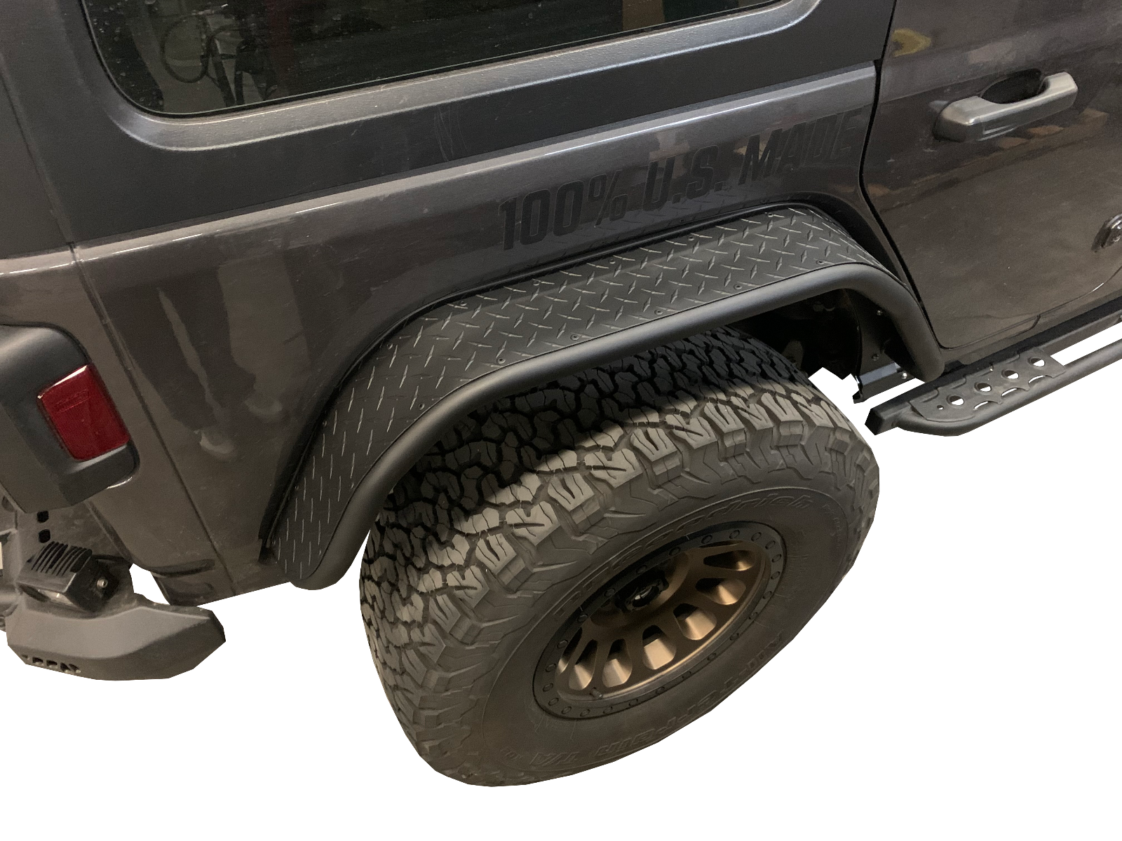 Jeep JLU Rear Tube Fender Flares
