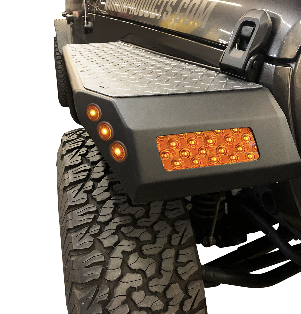 Jeep JL / JLU Front Tube Fender Flares