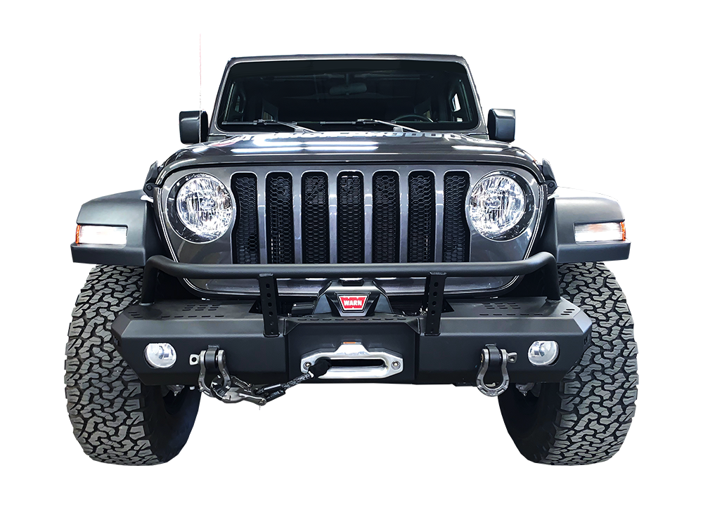 Jeep JL / JLU / JT MOD Series Mid-Width Bumper with Brush Guard