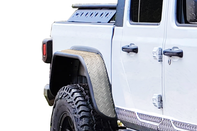 JEEP GLADIATOR JT REAR TUBE FENDER FLARES